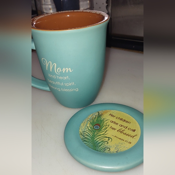 Her Children Arise And Call Her Blessed' Tea mug +bagHolder Lid 12oz Great Gift - Picture 6 of 9